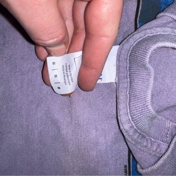 Purple Kurt Cobain Graphic Long Sleeve Shirt - Picture 4 of 6